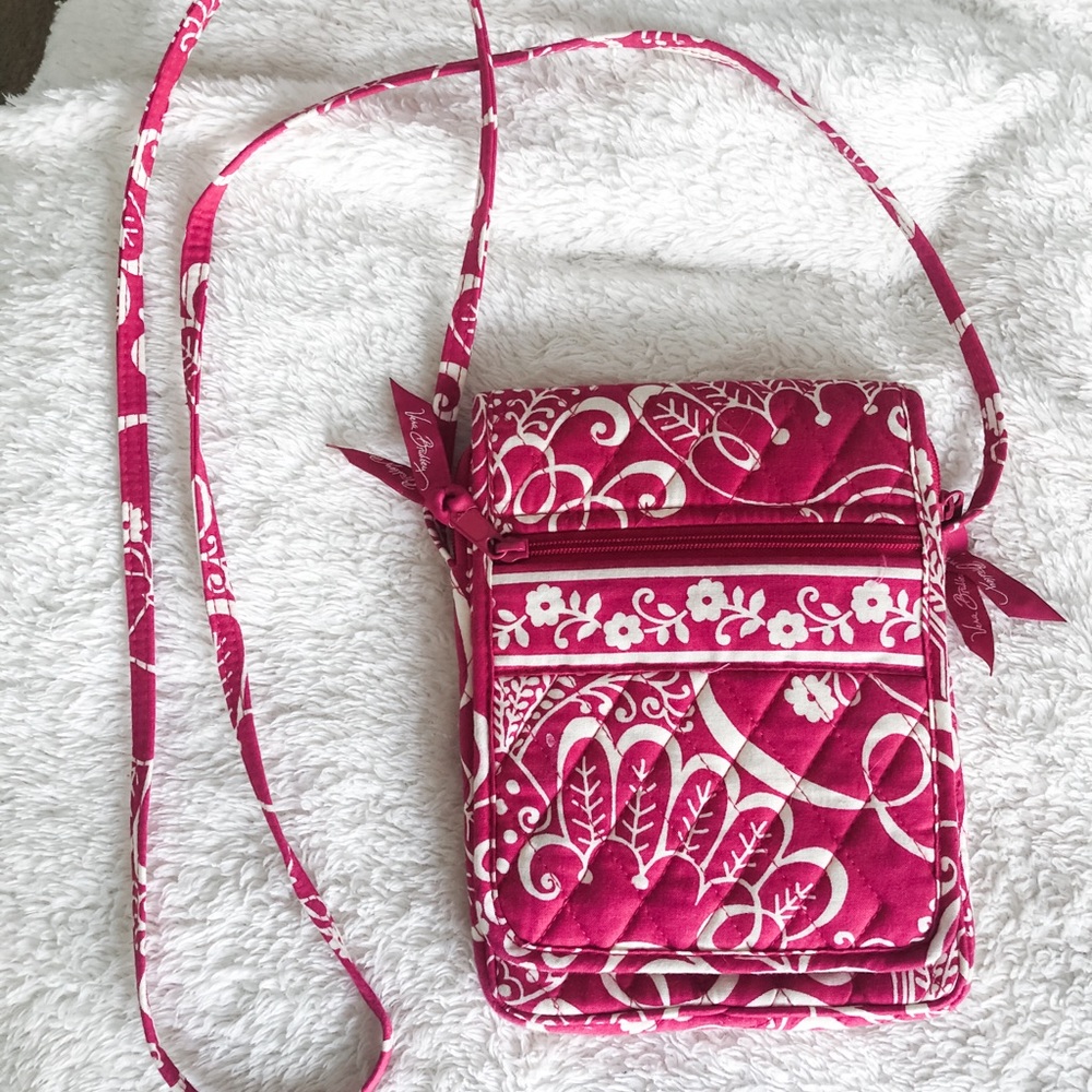 Pink Paisley Vera Bradley Crossbody Purse